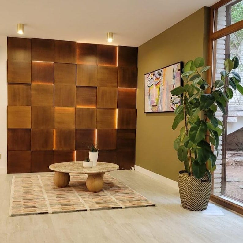 3D light panel LED inspirace interiér